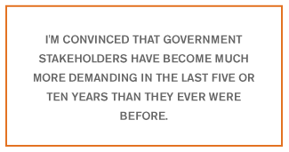 QUOTE: I'm convinced that government stakeholders...