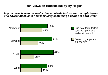 Teens on Homosexuality: or Nurture?