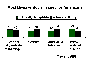 CHART: Most Divisive Social Issues for Americans